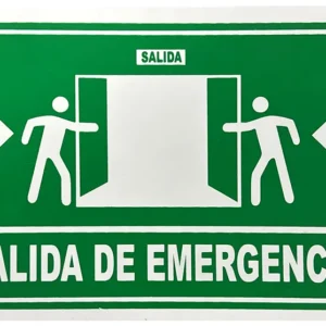 Letrero salida de emergencia