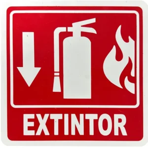 Letrero de Extintor