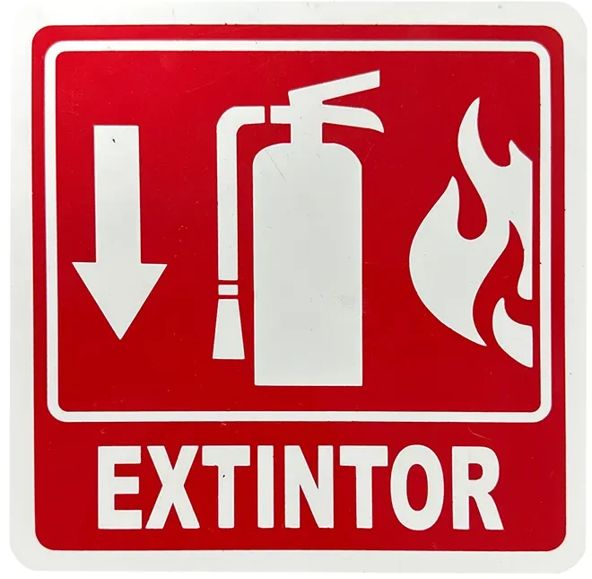 Letrero de Extintor