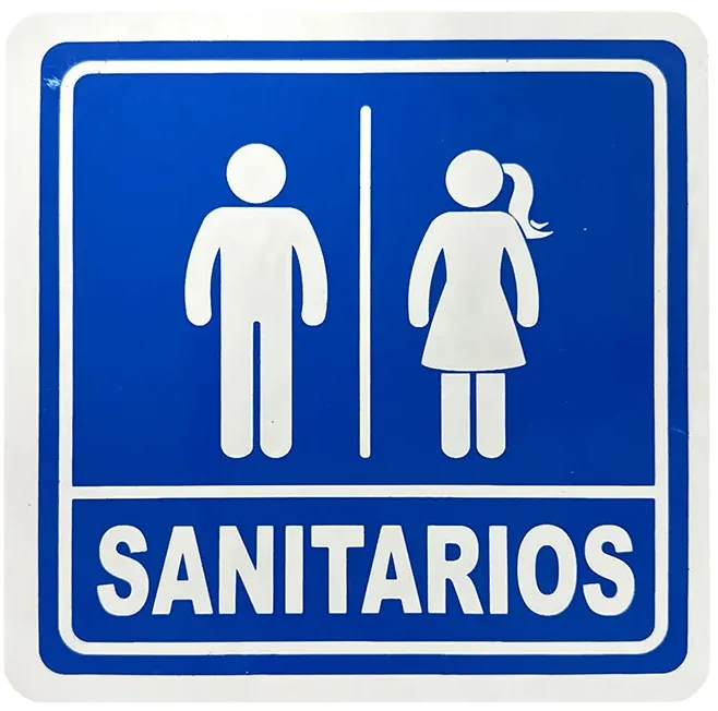 letrero sanitario